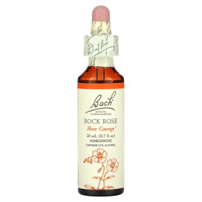 Bach, Original Flower Remedies, Rock Rose, 0.7 fl oz (20 ml) в Москве - eco-herb.ru | фото