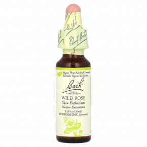 Bach, Original Flower Remedies, шиповник, 10 мл (0,35 жидк. унции) в Москве - eco-herb.ru | фото
