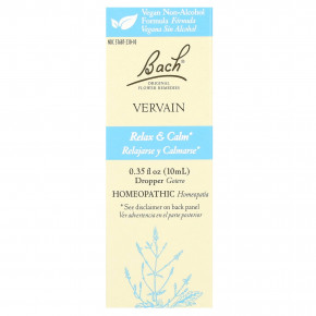 Bach, Original Flower Remedies, вербена, 10 мл (0,35 жидк. унции) - подробнее Bach, Original Flower Remedies, вербена, 10 мл (0,35 жидк. унции) - описание