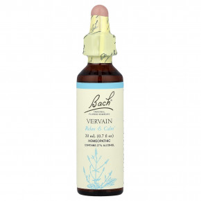 Bach, Original Flower Remedies, вербена, 20 мл (0,7 жидк. унции) - описание