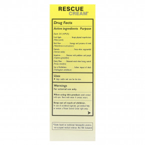 Bach, Оригинальные цветочные средства, Rescue Cream, 30 г (1 унции) в Москве - eco-herb.ru | фото