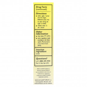 Bach, Rescue Sleep®, спрей, 20 мл (0,7 жидк. Унции) в Москве - eco-herb.ru | фото