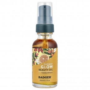 Badger, масло для сияния кожи с облепихой, 29,6 мл (1 жидк. унция) - описание | фото
