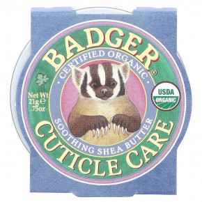 Badger, масло ши для ухода за кутикулой, 21 г (0,75 унции) в Москве - eco-herb.ru | фото