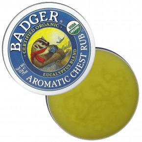 Badger, Органическая ароматическая мазь с эвкалиптом и мятой, .75 унций (21 г) в Москве - eco-herb.ru | изображение Badger, Органическая ароматическая мазь с эвкалиптом и мятой, .75 унций (21 г) в Москве - eco-herb.ru | фото