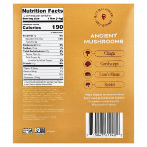 Balanced Tiger, протеиновый батончик, банан и шоколадная крошка, 12 шт. по 44 г (1,55 унции) в Москве - eco-herb.ru | фото