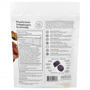 Barker Wellness Co, Nighttime Blend, жевательная смесь грибов и адаптогенов, со вкусом ягод и лимона, 60 жевательных таблеток в Москве - eco-herb.ru | фото