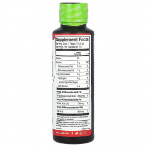 Barlean's, Seriously Delicious®, омега-3 на растительной основе из льняного масла, клубнично-банановый смузи, 2968 мг, 227 г (8 унций) в Москве - eco-herb.ru | фото