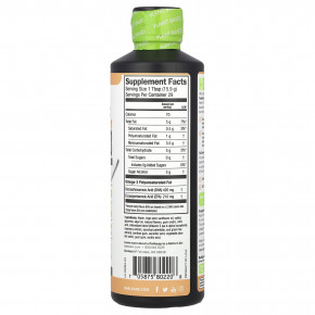 Barlean's, Seriously Delicious®, омега-3 на растительной основе из масла водорослей, имбирь и персик, 630 мг, 454 г (16 унций) в Москве - eco-herb.ru | фото