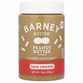 Barney Butter, Спред с арахисовой пастой, гладкое покрытие, 454 г (16 унций) - описание