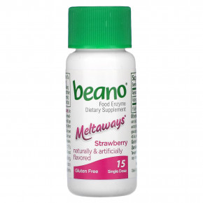 Beano, Meltaways, с клубничным вкусом, 450 GALU, 15 Meltaways в Москве - eco-herb.ru | фото
