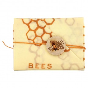 Bee's Wrap, Пищевая упаковка для одного сэндвича, соты, 1 упаковка в Москве - eco-herb.ru | фото