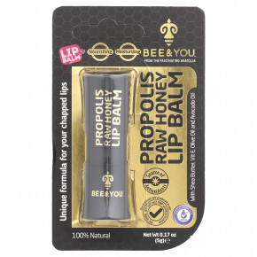 Bee & You, Бальзам для губ с медом и прополисом, 5 г (0,17 унции) в Москве - eco-herb.ru | изображение Bee & You, Бальзам для губ с медом и прополисом, 5 г (0,17 унции) в Москве - eco-herb.ru | фото