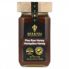 Bee & You, Pine Raw Honey, Honeydew Honey, 300 г (10,6 унции) - подробнее Bee & You, Pine Raw Honey, Honeydew Honey, 300 г (10,6 унции) - описание