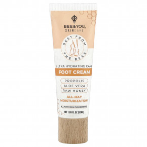Bee & You, Ультраувлажняющий крем для ног, 50 мл (1,69 жидк. Унции) - описание | фото