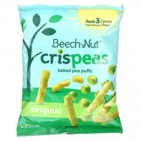 Beech-Nut, Crispeas, запеченный горох, для детей от 12 месяцев, оригинальный, 40 г (1,4 унции) (Товар снят с продажи) в Москве - eco-herb.ru | фото