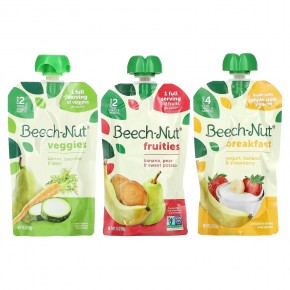 Beech-Nut, Favorite Flavors, для детей от 6 месяцев и старше, 9 пакетиков, 99 г (3,5 унции) в Москве - eco-herb.ru | фото