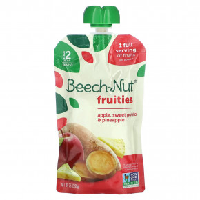 Beech-Nut, Фрукты, от 6 месяцев, яблоко, батат и ананас, 99 г (3,5 унции) в Москве - eco-herb.ru | фото