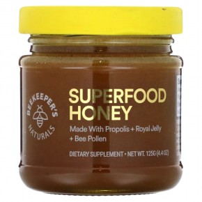 Beekeeper's Naturals, мед с суперфудами, 125 г (4,4 унции) - описание