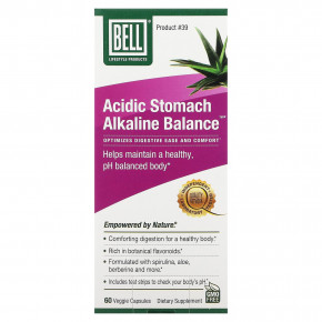 Bell Lifestyle, Acidic Stomach Alkaline Balance, 60 растительных капсул в Москве - eco-herb.ru | фото