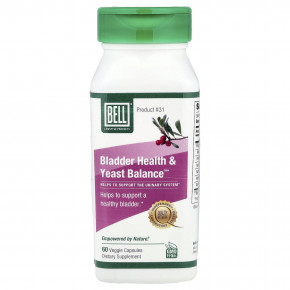 Bell Lifestyle, Bladder Health & Yeast Balance ™, 60 растительных капсул в Москве - eco-herb.ru | фото