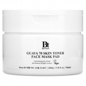 Benton, Guava 70 Skin Toner Face Beauty Mask Pad, 70 подушек, 210 мл (7,1 жидк. унц.) в Москве - eco-herb.ru | фото