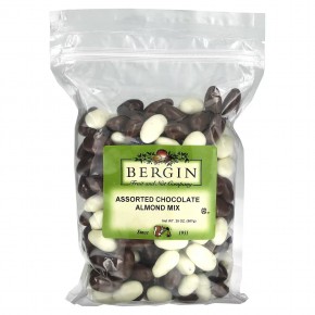Bergin Fruit and Nut Company, Almond Mix, Assorted Chocolate , 20 oz (567 g) в Москве - eco-herb.ru | фото