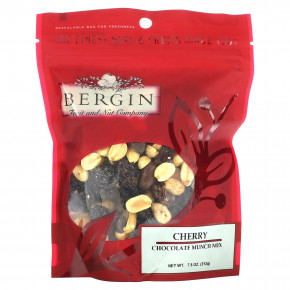 Bergin Fruit and Nut Company, Chocolate Munch Mix, вишня, 212 г (7,5 унции) - описание | фото