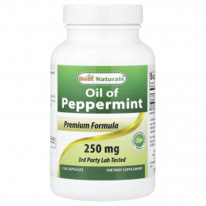 Best Naturals, масло перечной мяты, 250 мг, 120 капсул в Москве - eco-herb.ru | изображение Best Naturals, масло перечной мяты, 250 мг, 120 капсул в Москве - eco-herb.ru | фото