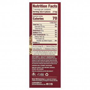 Better with Buckwheat, Maine Crisps, крекеры-снеки, клюква и миндаль, 113 г (4 унции) в Москве - eco-herb.ru | фото