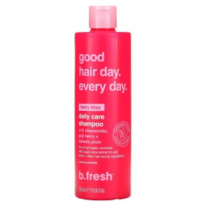 b.fresh, Good Hair Day Every Day, Daily Care Shampoo, For All Hair Types, Berry Bliss, 12 fl oz (355 ml) в Москве - eco-herb.ru | фото