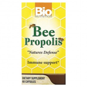 Bio Nutrition, Bee Propolis, 60 Calpsules в Москве - eco-herb.ru | фото