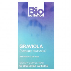 Bio Nutrition, Graviola, 60 вегетарианских капсул в Москве - eco-herb.ru | фото