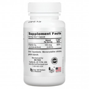 Bio Tech Pharmacal, D3-5 холекальциферол, 250 капсул (Товар снят с продажи) в Москве - eco-herb.ru | фото