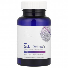 Biocidin Botanicals, G.I. Detox™ +, Zeolite, Charcoal & Herbal Formula, 60 Capsules - описание | фото