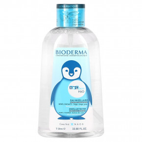 Bioderma, ABCDerm H20 мицеллярная вода, 33,80 жидк. унц. - описание | фото