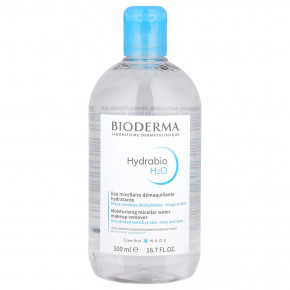 Bioderma, Hydrabio H2O, увлажняющий раствор мицелл для снятия макияжа, 500 мл (16,7 жидк. унц.) в Москве - eco-herb.ru | фото