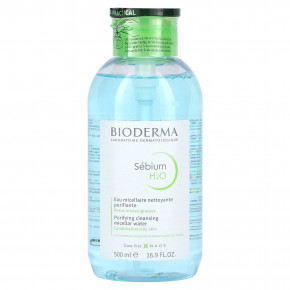 Bioderma, Sebium H2O, мицеллярная вода, для комбинированной / жирной кожи, 500 мл (16,9 жидк. унц.) в Москве - eco-herb.ru | фото