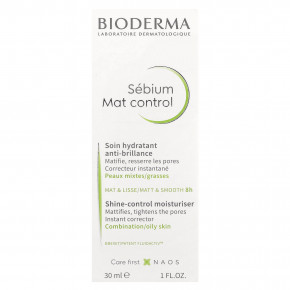 Bioderma, Sebium, увлажняющее средство для контроля блеска, 30 мл (1 жидк. унц.) в Москве - eco-herb.ru | фото