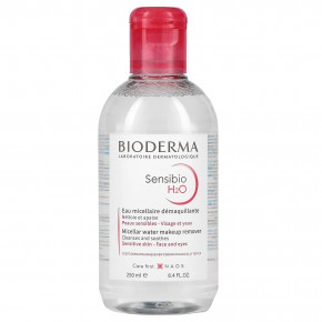 Bioderma, Sensibio H2O, мицеллярная вода для снятия макияжа, 250 мл (8,4 жидк. унц.) в Москве - eco-herb.ru | фото