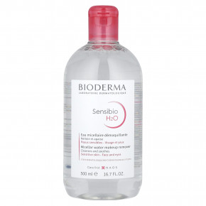 Bioderma, Sensibio H2O, мицеллярная вода для снятия макияжа, 500 мл (16,7 жидк. унции) в Москве - eco-herb.ru | фото