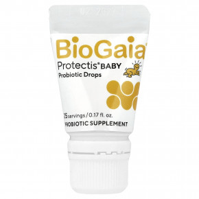 BioGaia, Protectis® Baby, пробиотик в каплях для детей, 100 млн КОЕ, 5 мл (0,17 жидк. унции) в Москве - eco-herb.ru | фото