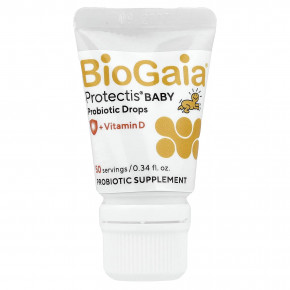 BioGaia, Protectis® Baby, пробиотик в каплях с витамином D для детей, 10 мл (0,34 жидк. унции) в Москве - eco-herb.ru | фото
