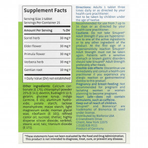 Bionorica, Sinupret®, поддержка носовых пазух и иммунитета, для взрослых, 25 таблеток в Москве - eco-herb.ru | фото