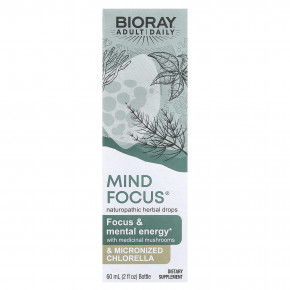 Bioray, Mind Focus®, без спирта, 60 мл (2 жидк. унции) в Москве - eco-herb.ru | фото