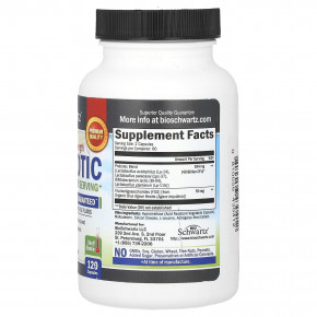 BioSchwartz, пробиотик улучшенной силы действия, 120 капсул в Москве - eco-herb.ru | фото