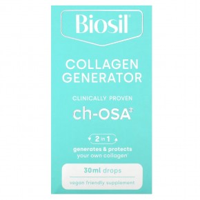 Biosil, Collagen Generator, средство для стимулирования производства коллагена, капли, 30 мл - описание