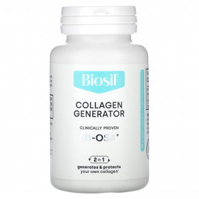 Biosil, Collagen Generator, средство для стимулирования производства коллагена, 30 оригинальных капсул в Москве - eco-herb.ru | фото