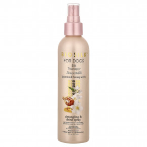 Biosilk, шелковый Therapy®, спрей для расчесывания и блеска волос, для собак, жасмин и мед, 237 мл (8 жидк. унций) в Москве - eco-herb.ru | фото