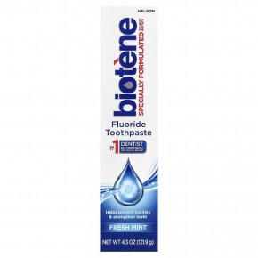 Biotene Dental Products, зубная паста с фторидом, свежая мята, 121,9 г (4,3 унции) в Москве - eco-herb.ru | изображение Biotene Dental Products, зубная паста с фторидом, свежая мята, 121,9 г (4,3 унции) в Москве - eco-herb.ru | фото